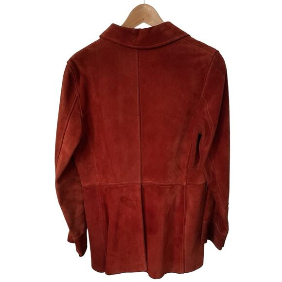 Vintage suede‎ jacket 70’s rust red - Picture 6 of 12